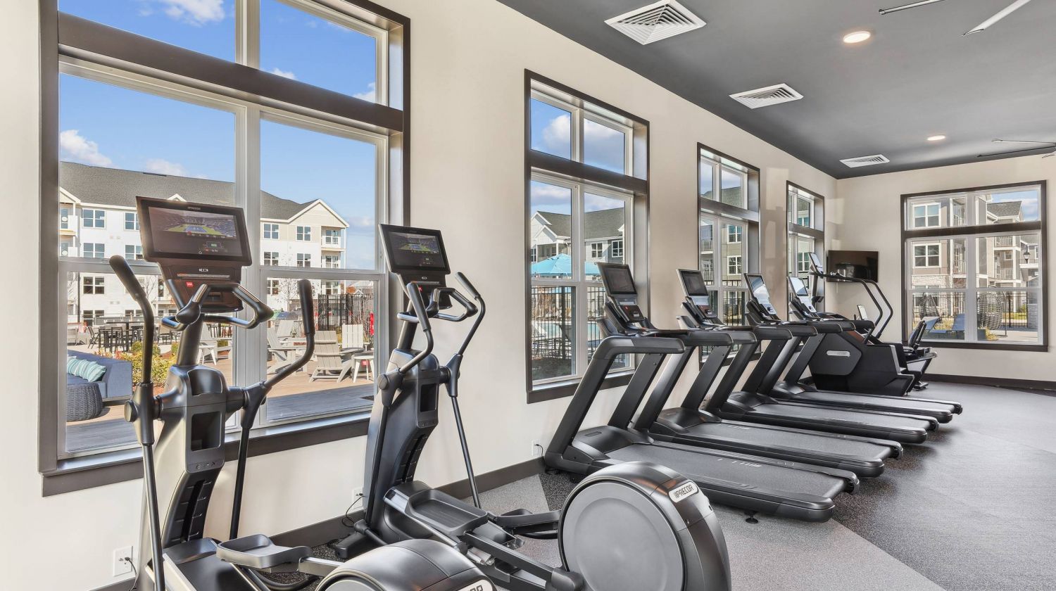 Alta Cosner fitness center with cardio machines