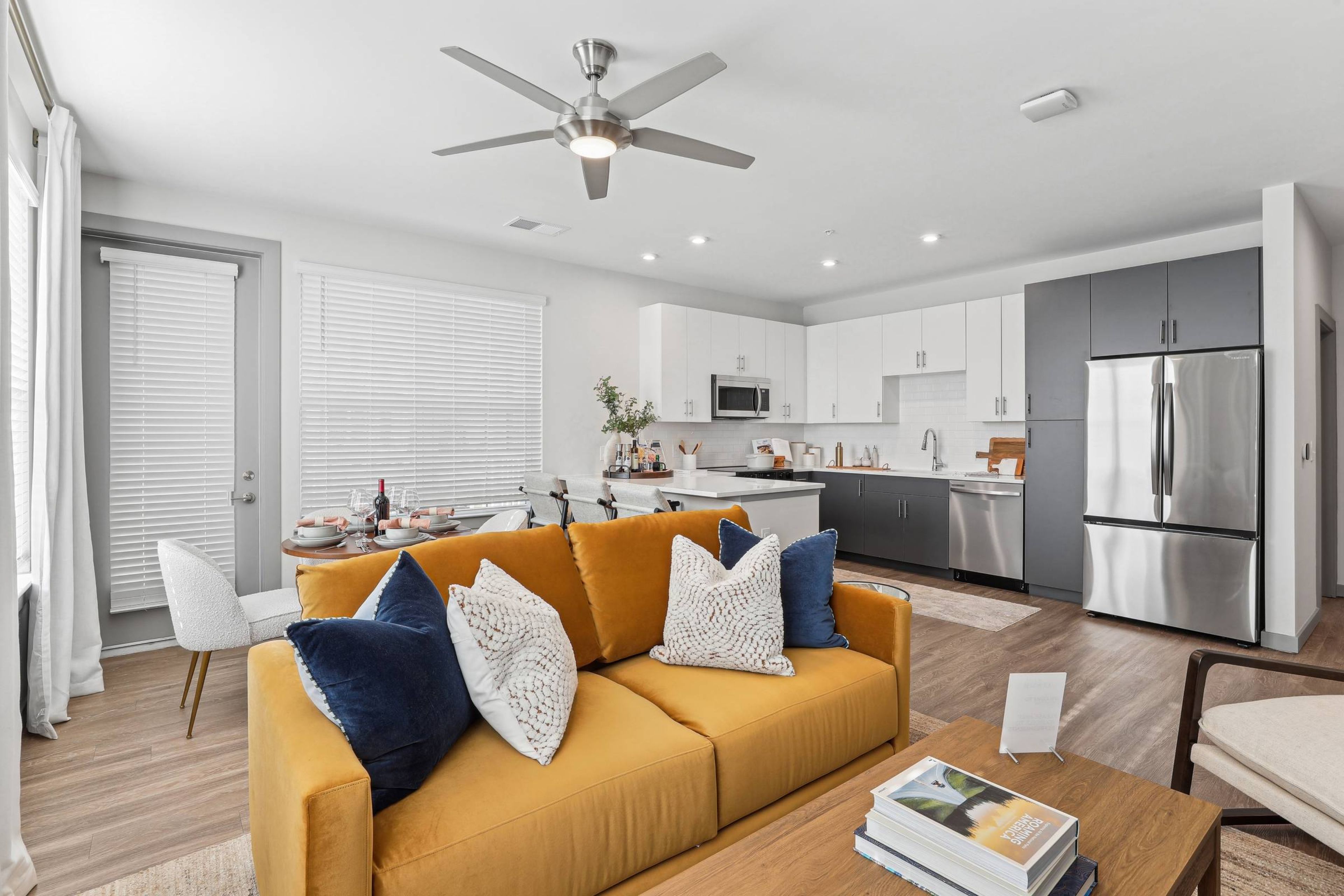 Alta Cosner living room with open floor plan